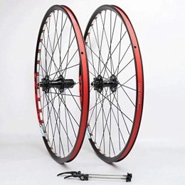 TYXTYX Spares TYXTYX Bike Wheelset 26 inch MTB Disc brake Bicycle Wheel Double Wall Rims QR Sealed Bearing for Cassette Hub 8-11 Speed 1850g