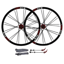 TYXTYX Spares TYXTYX Bike Wheelset, Double Wall 26 Inch MTB Rim Quick Release Disc Brake Mountain Cycling Wheels Hole Disc 7 8 9 10 Speed