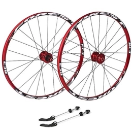 TYXTYX Spares TYXTYX Cycling Wheels 26, Bicycle Double Wall MTB Rim Quick Release V-Brake Hybrid / Hole Disc 7 8 9 10 Speed 135mm