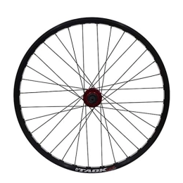 TYXTYX Spares TYXTYX Cycling Wheels 26inch Bicycle Wheel Bike Wheel Set MTB Double Wall Alloy Rim Disc Brake 7-11 Speed 2 Palin Bearing Hub Quick Release 32H 4 Colors (Color : Red hub Rear)