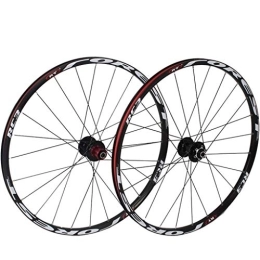 TYXTYX Mountain Bike Wheel TYXTYX Cycling Wheels Bicycle Front Rear Wheels for 26" 27.5" Mountain Bike, MTB Bike Wheel Set 7 Bearing 24H Alloy Drum Disc Brake 8 9 10 11 Speed (Color : B, Size : 26inch)