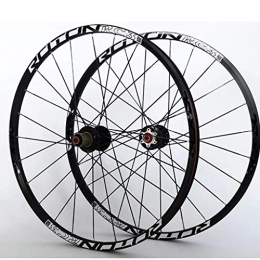 TYXTYX Spares TYXTYX Cycling Wheels Mountain Bike Wheelset Double Wall Alloy Rim F2 R5 Palin Bearing Quick Release Disc Brake 9 10 11 Speed Black