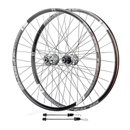 TYXTYX Spares TYXTYX Mountain Bicycle Wheelset 26 in 27.5”, Aluminum Alloy Quick Release Hybrid / MTB Bike Disc Brake Support 8 / 9 / 10 / 11 Speed Wheels
