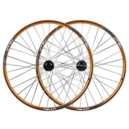 TYXTYX Spares TYXTYX Mountain Bike Wheel Set 26 Inch Double Wall Rims Sealed Bearing Hub Disc Brake QR for 7 / 8 / 9 / 10 Speed Cassette Flywheel MTB Bicycle Wheel 32 Spoke