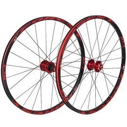 TYXTYX Spares TYXTYX Mountain Bike Wheelset 26 27.5 in Bicycle Wheel MTB Double Layer Rim 7 Sealed Bearing 11 Speed Cassette Hub Disc Brake QR 24 Holes 1850g