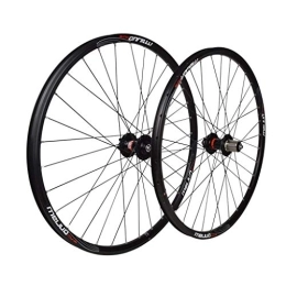 TYXTYX Mountain Bike Wheel TYXTYX Mountain Bike Wheelset 26 Inch, MTB Bicycle Wheel Aluminum Alloy Double Wall Rim 32H Quick Release for 7 / 8 / 9 / 10 Speed Cassette