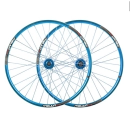 TYXTYX Spares TYXTYX Mountain Bike Wheelset 26 MTB Bike Front And Rear Double Wall Alloy Rims Disc Brake Cassette Fiywheel Hub QR 7 / 8 / 9 / 10 Speed 32H (Color : D)