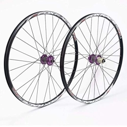 TYXTYX Mountain Bike Wheel TYXTYX Mountain Bike Wheelset for 26 27.5 Inch Bike Wheels Alloy Double Wall Carbon Drum Quick Release Disc Brake Compatible 7-11 Speed