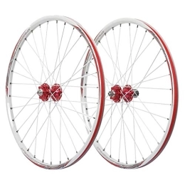 TYXTYX Spares TYXTYX MTB 26 Inch Bike Wheel Set Double Wall Alloy Rim Disc Brake 7-11 Speed Sealed Hub Quick Release Tires 1.75-2.1" 32H