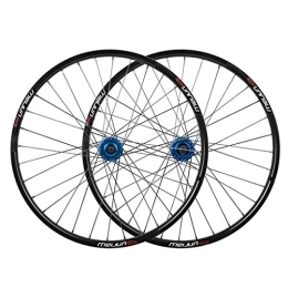 TYXTYX Spares TYXTYX MTB Bicycle Wheel Set 26 Inch Mountain Bike Double Wall Rims Disc Brake Hub QR For 7 / 8 / 9 / 10 Speed Cassette 32 Spoke