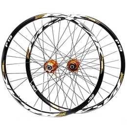 TYXTYX Spares TYXTYX MTB Bicycle Wheelset 26 27.5 29 In Quick Release Front & Rear Wheel Disc Brake Cycling Double Wall Rims 32 Hole 7-11 Speed Cassette (Color : B, Size : 26in)