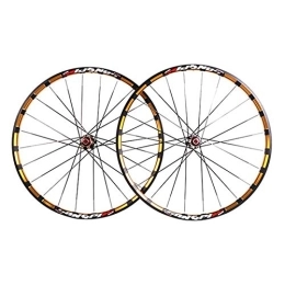 TYXTYX Spares TYXTYX MTB Bike Wheel Set 26 27.5in Double Wall Alloy Rim Carbon Hub First 2 Rear 5 Palin Quick Release Disc Brake 7 8 9 10 11 Speed 3 Colours