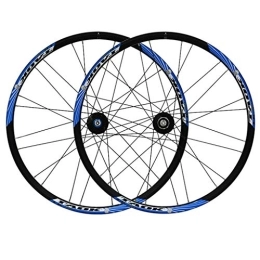 TYXTYX Spares TYXTYX MTB Wheel 26" Bike Wheel Set Bicycle Double Wall Alloy Rim Disc Brake 7-11 Speed Palin Bearing Hub Quick Release 24H 4 Colors