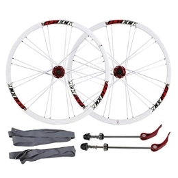 TYXTYX Spares TYXTYX MTB Wheel Set 26 Inch, Mountain Bike Front Rear Wheel for 7 8 9 10 Speed 24H Double Wall Rim