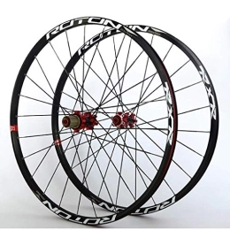 TYXTYX Mountain Bike Wheel TYXTYX MTB Wheel Set Bicycle Front & Rear Wheel 26 / 27.5 / 29" Double Wall Alloy Rims Carbon Hubs 24H QR Disc Brake NBK Sealed Bearing for 7-11 Speed Cassette