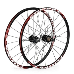 TYXTYX Spares TYXTYX MTB Wheelset 26 for Mountain Bike Front and Rear Double Wall Alloy Rim Bicycle Wheel 6 Palin Bearing Disc Brake QR 1700g 7-11 Speed Cassette Hub 24H