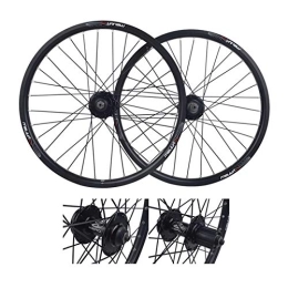 TYXTYX Mountain Bike Wheel TYXTYX Quick Release Axles Bicycle Accessory 20inch Bicycle Wheelset, Double Wall MTB Rim Quick Release V-Brake Hybrid / Mountain Bike Hole Disc 7 8 9 10 Speed Road Bicycle Cyclocross Bike Wheels