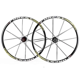 TYXTYX Mountain Bike Wheel TYXTYX Quick Release Axles Bicycle Accessory Bicycle Wheel 26 27.5 Inch MTB Bike Double Wall Wheelset Disc Rim Brake Alloy Drum 24H 7 8 9 10 11 Speed Road Bicycle Cyclocross Bike Wheels