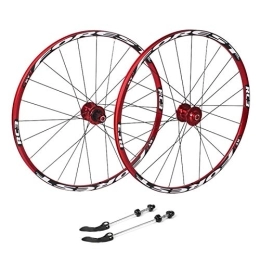 TYXTYX Mountain Bike Wheel TYXTYX Quick Release Axles Bicycle Accessory Cycling Wheels 26, Bicycle Double Wall MTB Rim Quick Release V-Brake Hybrid / Hole Disc 7 8 9 10 Speed 135mm Road Bicycle Cyclocross Bike Wheels