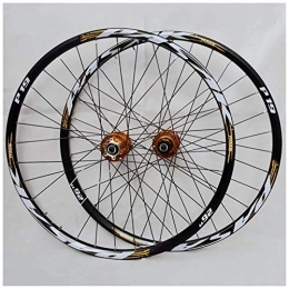 TYXTYX Mountain Bike Wheel TYXTYX Quick Release Axles Bicycle Accessory MTB Bike Wheelset 26 / 27.5 Inch Double Wall Alloy Rim Cassette Hub Sealed Bearing QR Disc Brake 24 Hole 7-11 Speed Road Bicycle Cyclocross Bike Wheels