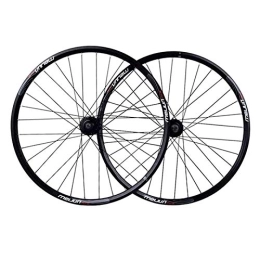 TYXTYX Spares TYXTYX Quick Release Axles Bicycle Accessory Wheel Mountain Bike 26" MTB Bicycle WheelSet Disc Brake Compatible 7 8 9 10 Speed Double Wall Alloy Rim 32H Road Bicycle Cyclocross Bike Wheels (Color