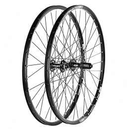 Uioy Mountain Bike Wheel Uioy Set of 2 Mountain Bike Wheelset, 26" 27.5" Cycling Front / Rear Wheel Rim Thru Axle Disc Brake, Fit 8-12 Speed Cassette Freewheel (Color : SHIMANO HG 8-11s, Size : 27.5inch)