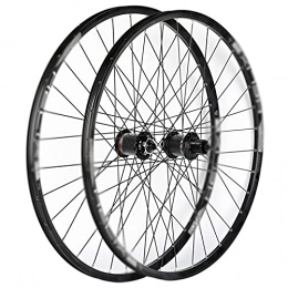 FDSAA Spares Ultra Light Carbon Fiber Mountain Bike Wheelset 32H Off-road Racing Country Wheels QR 26 / 27.5 / 29 Inch MTB Bicycle Wheel Set (Color : Black, Size : 29 inch)