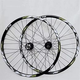 XBR Spares Upgrade Bike Rim MTB Bike Wheelset 26 / 27.5 / 29 Inch Quick Release Bicycle Front & Rear Wheel Disc Brake Cycling Wheels Double Wall Rims 32 Hole 7-11 Speed Cassette Quick Release Axles Bicycle Accessory