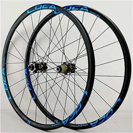 UPPVTE Spares UPPVTE 26 / 27.5 / 29 In Mountain Bike Wheelset, Bicycle Wheel Alloy Rim MTB 8-12 Speed With Straight Pull Hub 24 Holes Disc Brake Wheel (Size : 26inch)