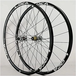 UPPVTE Spares UPPVTE 26 / 27.5 / 29 Inch Mountain Bike Wheelset, 24 Holes Disc Brake Bicycle Wheel Alloy Rim MTB 8-12 Speed With Straight Pull Hub Wheel (Size : 26inch)