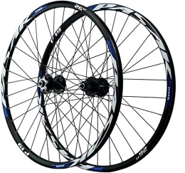 UPPVTE Spares UPPVTE 26 / 27.5 / 29Inch Bike Wheel, QR 32H MTB Bicycle Wheelset Double Layer Alloy Rim Disc Brake Sealed Bearing 7-12 Speed Hub Wheel (Color : Blue, Size : 27.5inch)