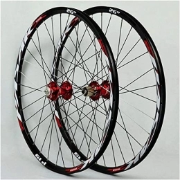 UPPVTE Spares UPPVTE 26 / 27.5 / 29Inch MTB Bicycle Wheelset, 32H Double Walled Aluminum Alloy Quick Release Disc Brake Wheel 7-11 Speed Cassette Wheel (Size : 27.5INCH)