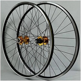 UPPVTE Spares UPPVTE 26 inch bicycle wheel mountain bike, Double-walled V-brakes / rim brake hybrid freewheel 7 8 9 10 Disc Speed Wheel
