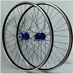 UPPVTE Mountain Bike Wheel UPPVTE 26 inch bicycle wheels rear V-brakes, hollow rim MTB Disc Brake Rapid Release 32 Holes 7 8 9 10 Speed ​​Disc Wheel