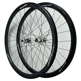 UPPVTE Spares UPPVTE 700C V Brake MTB Bike Wheelset, Aluminum Alloy Disc Brake High 40MM Racing Cycling Wheels for 7 / 8 / 9 / 10 / 11 / 12 Speed Wheel