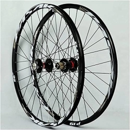 UPPVTE Spares UPPVTE Aluminum Alloy MTB Front Rear Wheel Double Wall Cassette Quick Release Disc Brake 7 / 8 / 9 / 10 / 11Speed 32H Quick Release Axles Wheel (Size : 29inch)