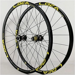 UPPVTE Spares UPPVTE Disc Brake Mountain Bike Wheelset, 26 / 27.5 / 29In 24 Holes Bicycle Wheel Alloy Rim MTB 8-12 Speed with Straight Pull Hub Wheel (Size : 27.5inch)