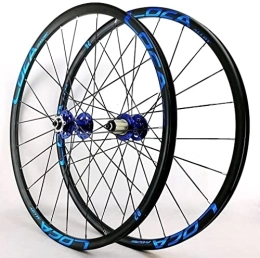 UPVPTK Mountain Bike Wheel UPVPTK 26 27.5 29in MTB Bike Wheelset, Disc Brake Sealed Bearing Bicycle Rims for 7 8 9 10 11 Speed Cassette QR Mountain Bike Wheels Wheel (Color : Blue, Size : 27.5inch)
