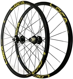 UPVPTK Spares UPVPTK Bike Wheelset 26 / 27.5 / 29", Ultralight Alloy Rim Disc Brake Quick Release MTB Bicycle Front and Rear Wheel Set 8 9 10 11 12 Speed Wheel (Color : Gold, Size : 27.5INCH)