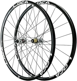 UPVPTK Mountain Bike Wheel UPVPTK Mountain Bike Wheelset 26 / 27.5 / 29In, Bicycle Wheel(Front+Rear) Light-Alloy MTB Rim Barrel Shaft Disc Brake 24H 8 9 10 11 12 Speed Wheel (Color : Silver-2, Size : 29INCH)