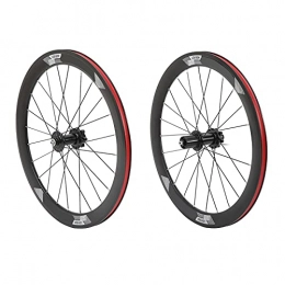 Vbestlife Spares Vbestlife Bike Wheel Set, MTB Bike Wheelset 8‑11 Speed Cycling Wheels 20in Disc Brake V Brake Aluminum Alloy Rim
