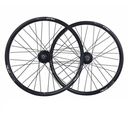 vivianan Mountain Bike Wheel vivianan 20 Inch MTB BMX Bicycle Wheelset 406 Mountain Bike Wheel Disc Brake Quick Release 32 Holes 100 / 135mm Rim For 7 8 9 10 Cassette Speed 1710g For 1.25-2.215 Tires (Color : Black)