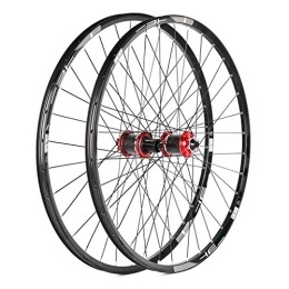 VPPV Spares VPPV 26 / 27.5 / 29 Inch Mountain Bike Wheels Rim, Magnesium Alloy Downhill Cycling Quick Release Wheelset for 8 9 10 11 Speed (Color : Red, Size : 29inch)