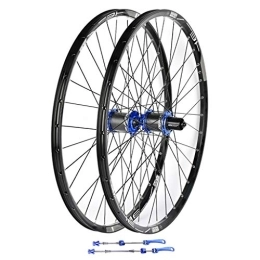 VPPV Mountain Bike Wheel VPPV 26 / 27.5 Inch Bike Wheelset MTB Downhill Quick Release Disc Brake Hybrid / Mountain Cycling Bicycle Wheel (Color : Blue, Size : 27.5inch)