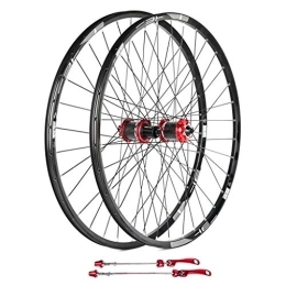 VPPV Mountain Bike Wheel VPPV 26 / 27.5 Inch Bike Wheelset MTB Downhill Quick Release Disc Brake Hybrid / Mountain Cycling Bicycle Wheel (Color : Red, Size : 29inch)