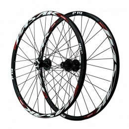 VPPV Mountain Bike Wheel VPPV 26 Inch 27.5 ”29 Er MTB Bicycle Wheelset Double Wall Aluminum Alloy Hybrid / Mountain Bike Rim For 7 / 8 / 9 / 10 / 11 Speed (Size : 27.5 inch)
