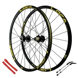 VPPV Spares VPPV 26 Inch 27.5”Mountain Bicycle Wheelset, Double Walled Aluminum Alloy Mtb Bike Wheel Disc Brake 24H for 7-11 Speed (Size : 26inch)