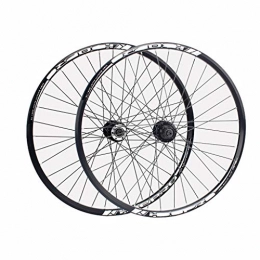 VPPV Spares VPPV 26 Inch MTB Wheelset Double Wall Aluminum Alloy Disc Brake 27.5 Inch Hybrid / Mountain Wheels For 7 / 8 / 9 / 10 Speed (Size : 27.5inch)