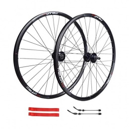 VPPV Spares VPPV Bike Bicycle Wheelset 26 Inch, Double Wall Aluminum Alloy Hybrid / MTB Rotary Wheel Quick Release Disc Brake Support 7 / 8 / 9 Speed