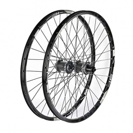 VPPV Mountain Bike Wheel VPPV Mountain Bicycle Wheelset 27.5 Inch Double Wall Disc Brake Quick Release Hybrid Rim 26 Cycling Wheel 11 Speed (Color : Titanium, Size : 27.5inch)
